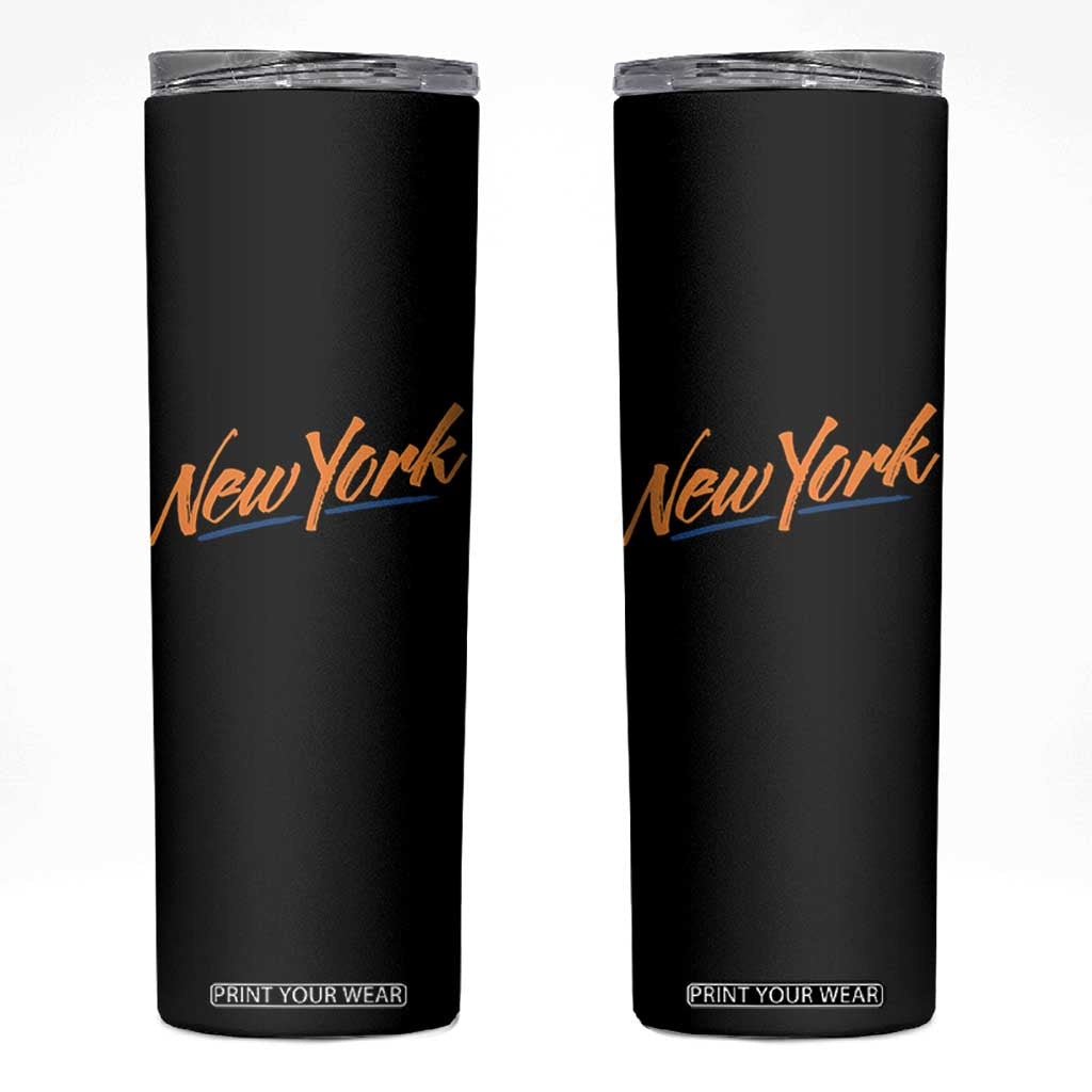 New York Pride Skinny Tumbler Classic Throwback Sports Fan