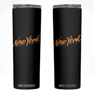New York Pride Skinny Tumbler Classic Throwback Sports Fan
