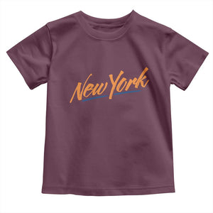 New York Pride Toddler T Shirt Classic Throwback Sports Fan