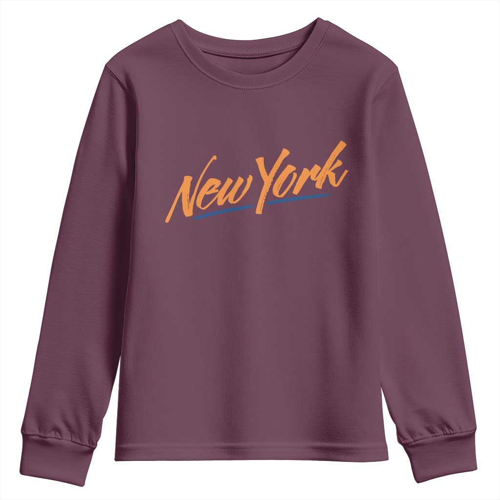 New York Pride Youth Sweatshirt Classic Throwback Sports Fan