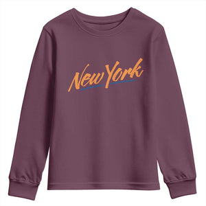 New York Pride Youth Sweatshirt Classic Throwback Sports Fan
