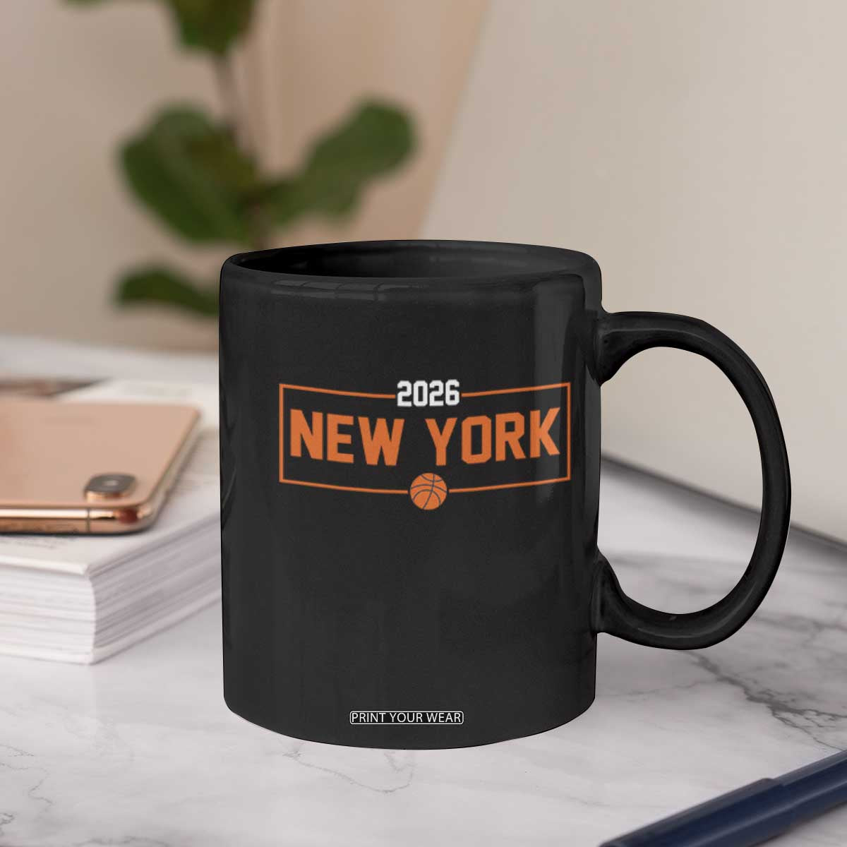 Vintage New York Hoops Pride 2026 Graphic Coffee Mug TS12 Print Your Wear