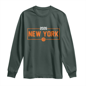Vintage New York Hoops Pride 2026 Graphic Long Sleeve Shirt
