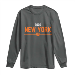 Vintage New York Hoops Pride 2026 Graphic Long Sleeve Shirt
