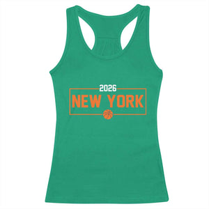 Vintage New York Hoops Pride 2026 Graphic Racerback Tank Top