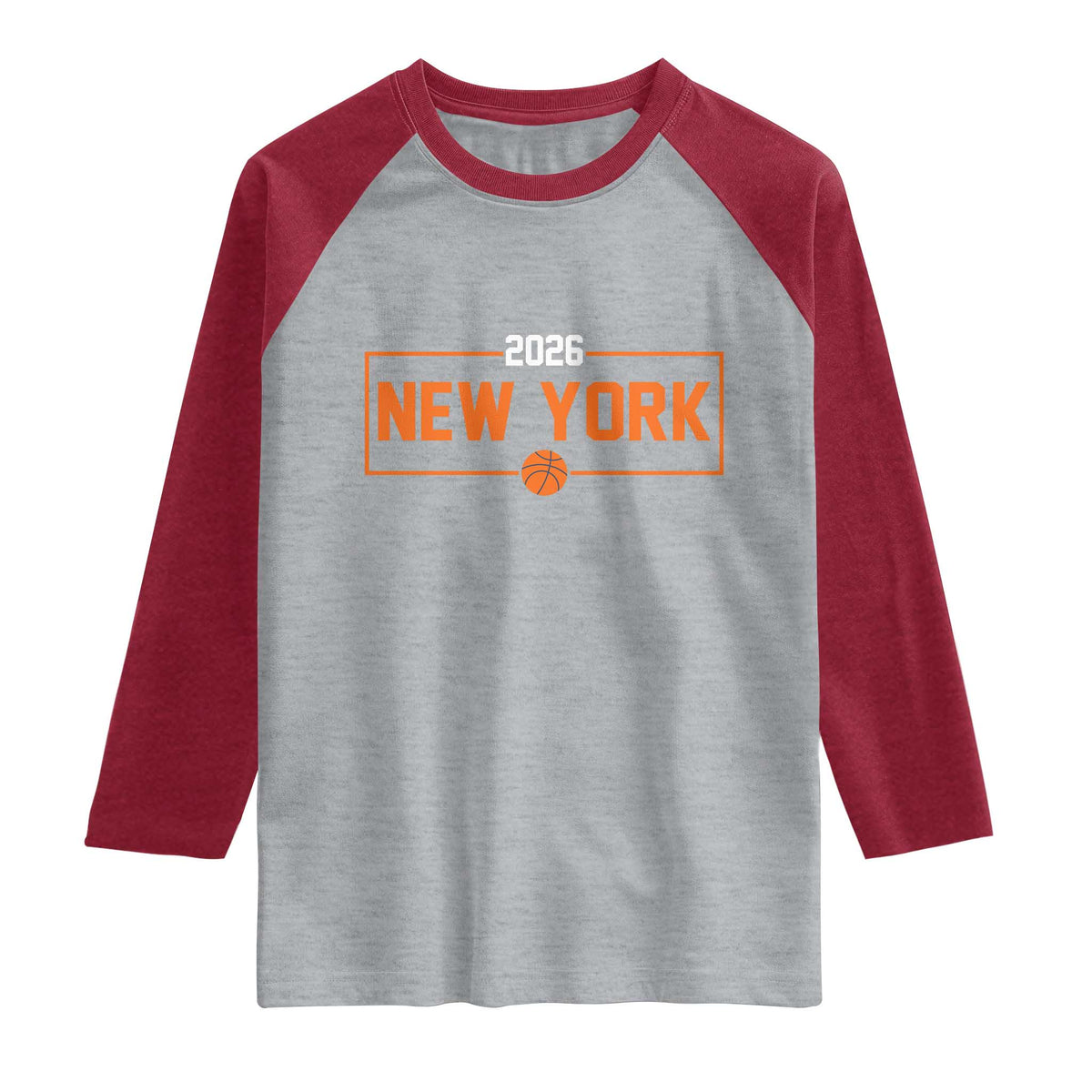 Vintage New York Hoops Pride 2026 Graphic Raglan Shirt