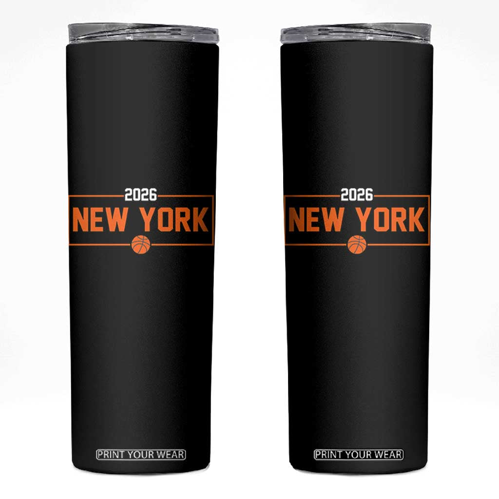 Vintage New York Hoops Pride 2026 Graphic Skinny Tumbler