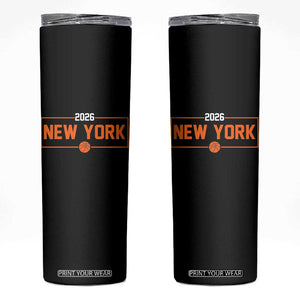 Vintage New York Hoops Pride 2026 Graphic Skinny Tumbler