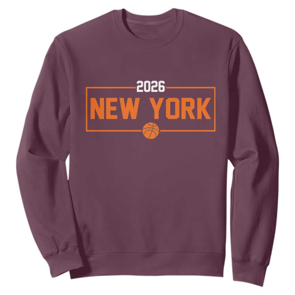 Vintage New York Hoops Pride 2026 Graphic Sweatshirt