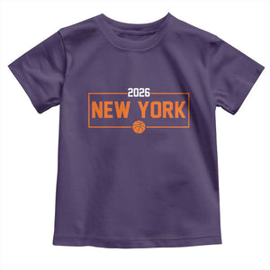 Vintage New York Hoops Pride 2026 Graphic Toddler T Shirt