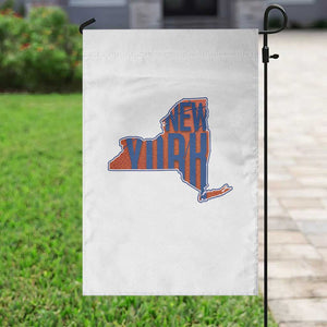 New York State Pride Graphic Garden Flag Basketball Fan Gift