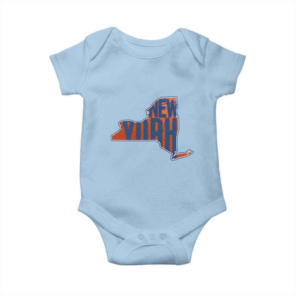 New York State Pride Graphic Baby Onesie Basketball Fan Gift
