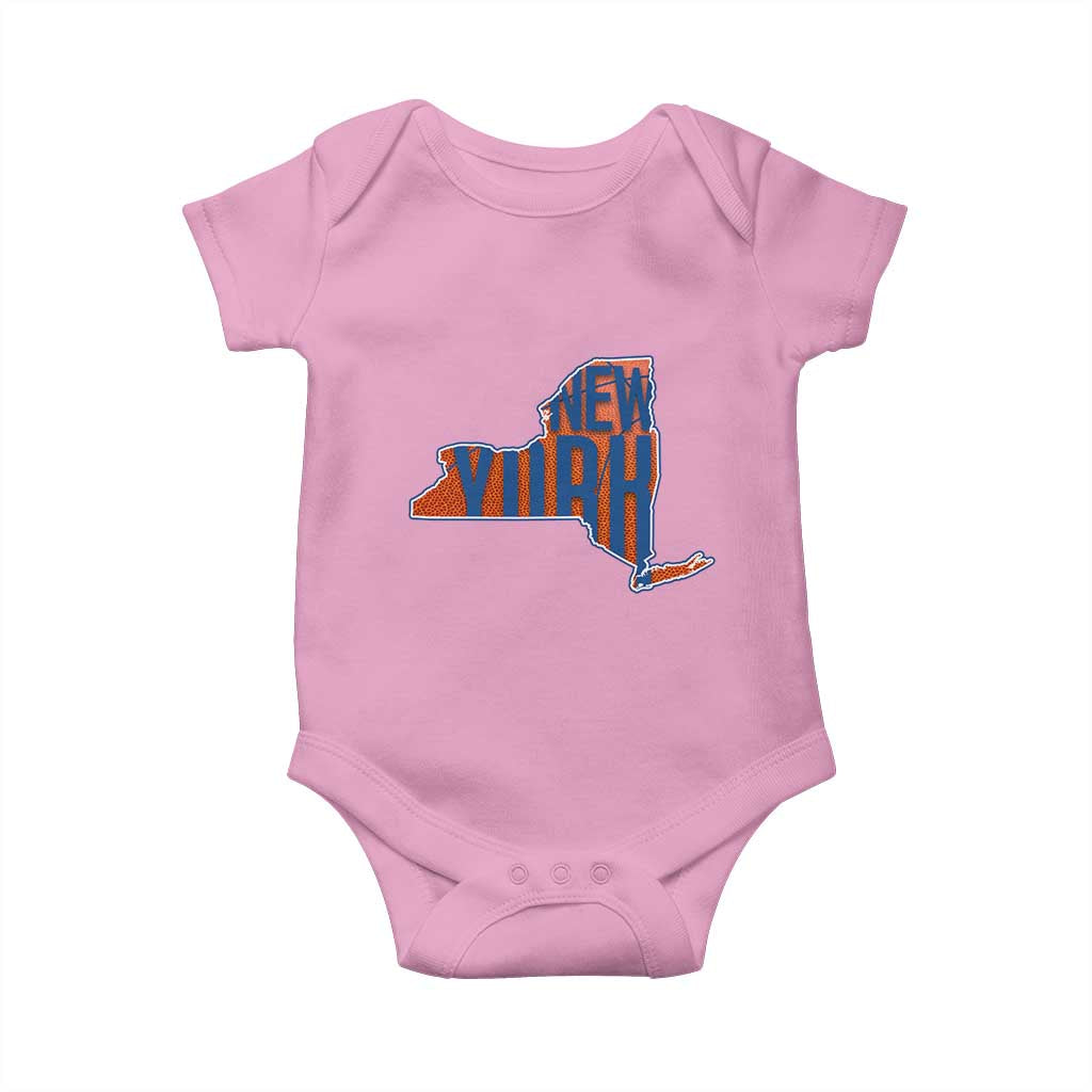 New York State Pride Graphic Baby Onesie Basketball Fan Gift