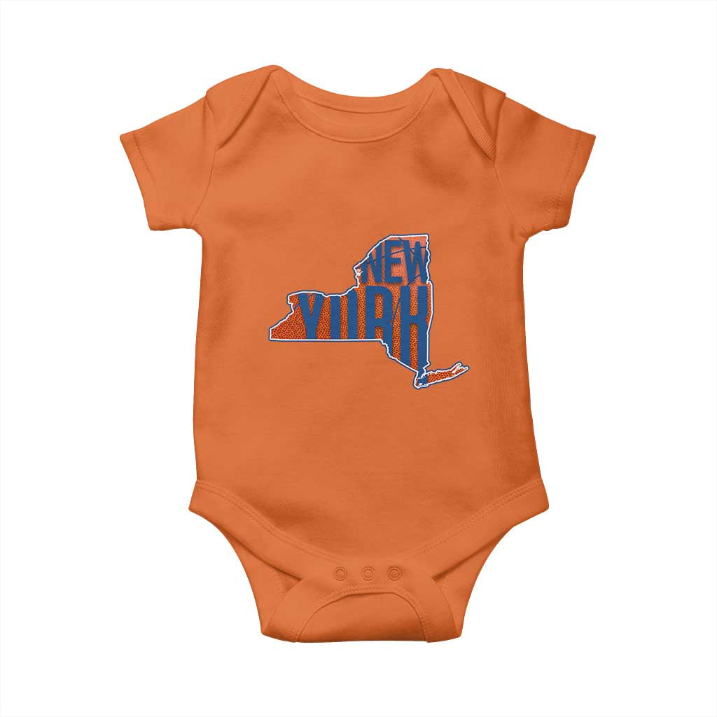 New York State Pride Graphic Baby Onesie Basketball Fan Gift