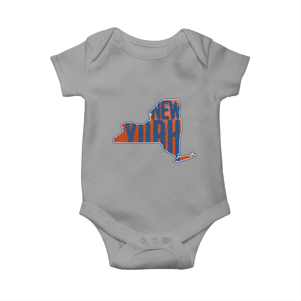 New York State Pride Graphic Baby Onesie Basketball Fan Gift