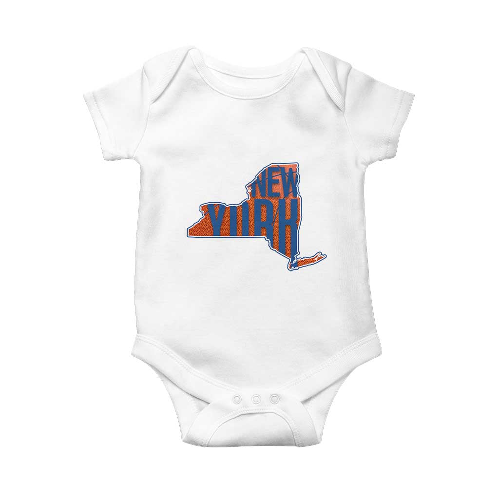 New York State Pride Graphic Baby Onesie Basketball Fan Gift