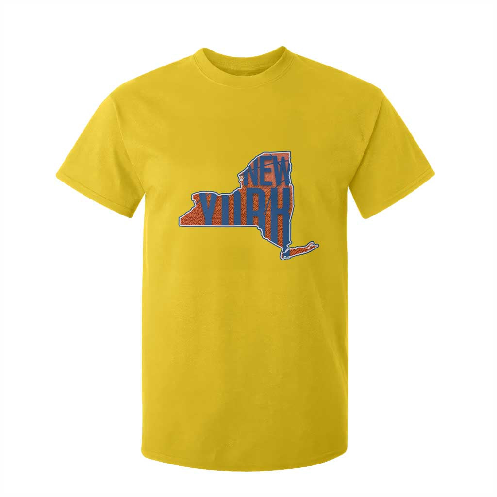 New York State Pride Graphic T Shirt For Kid Basketball Fan Gift