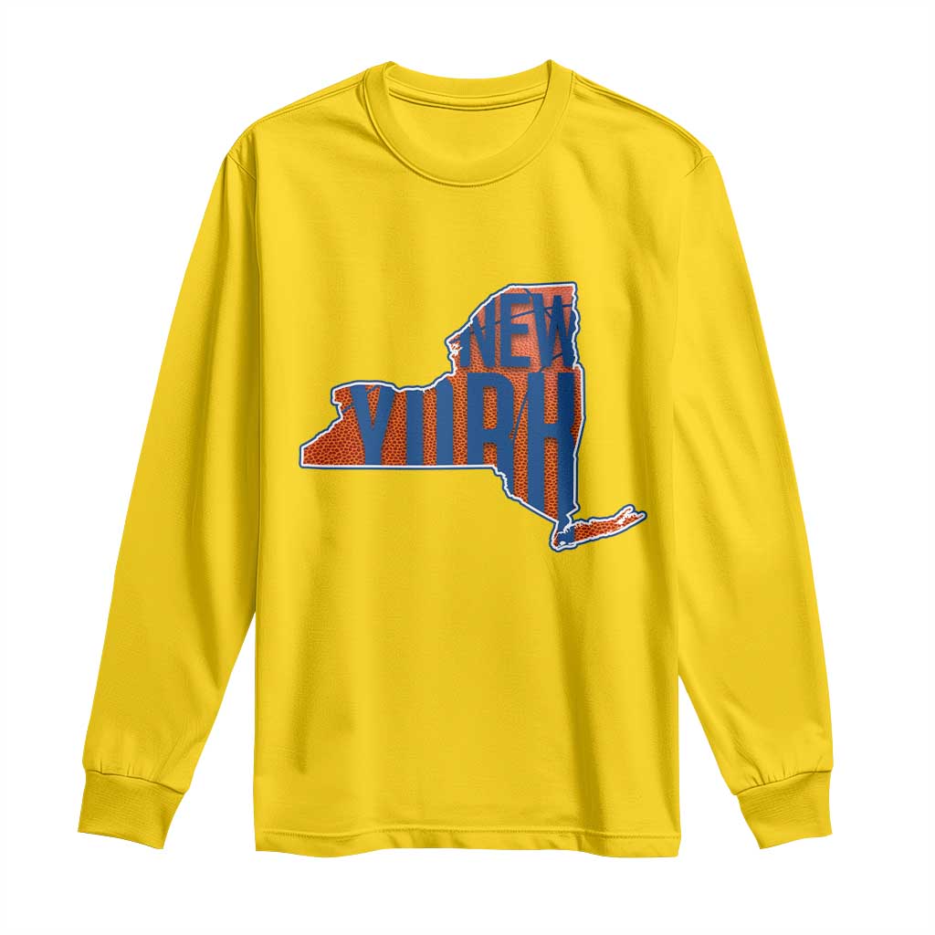 New York State Pride Graphic Long Sleeve Shirt Basketball Fan Gift