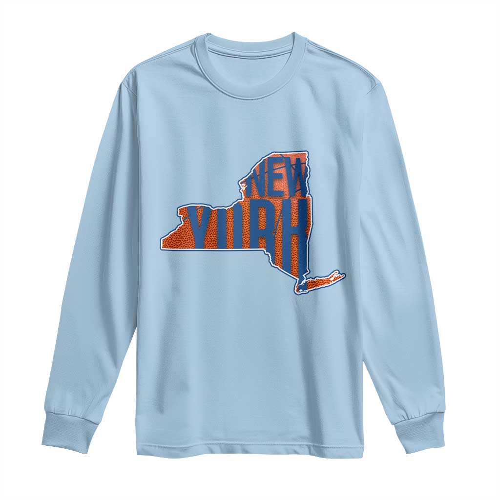 New York State Pride Graphic Long Sleeve Shirt Basketball Fan Gift