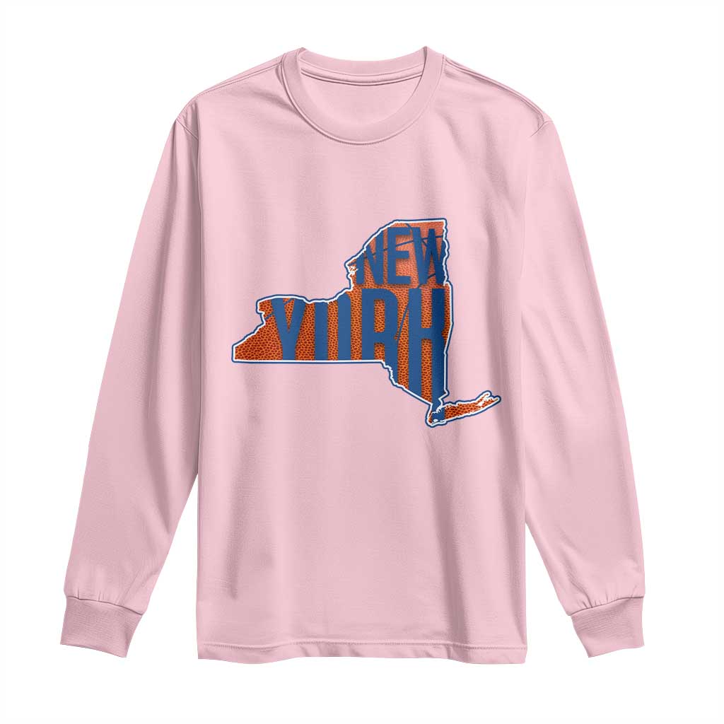 New York State Pride Graphic Long Sleeve Shirt Basketball Fan Gift