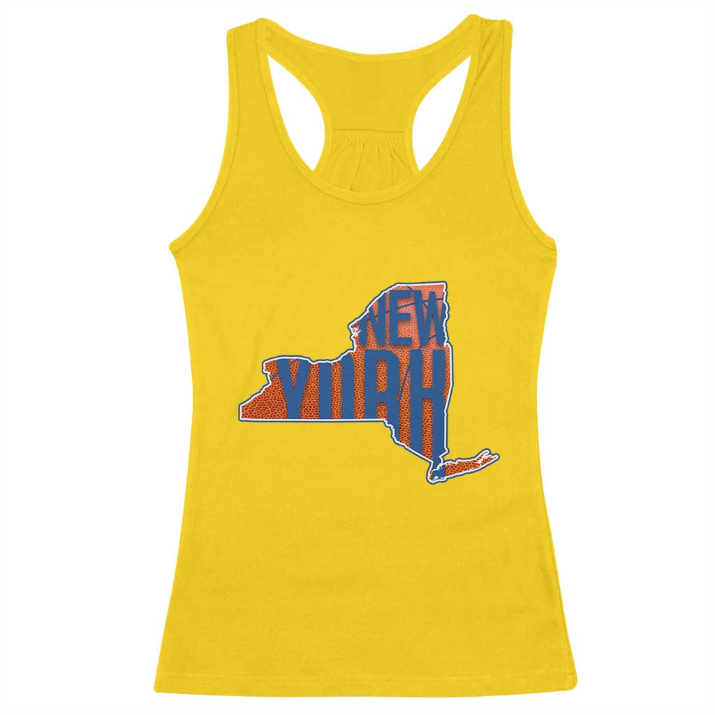 New York State Pride Graphic Racerback Tank Top Basketball Fan Gift