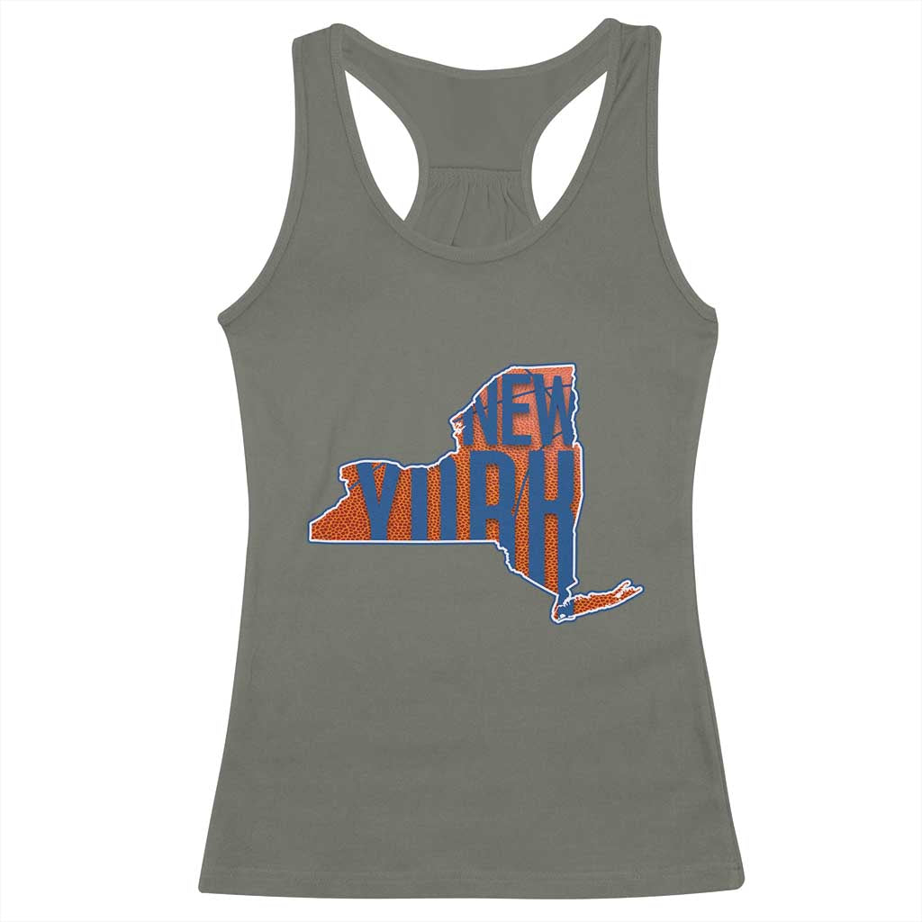 New York State Pride Graphic Racerback Tank Top Basketball Fan Gift