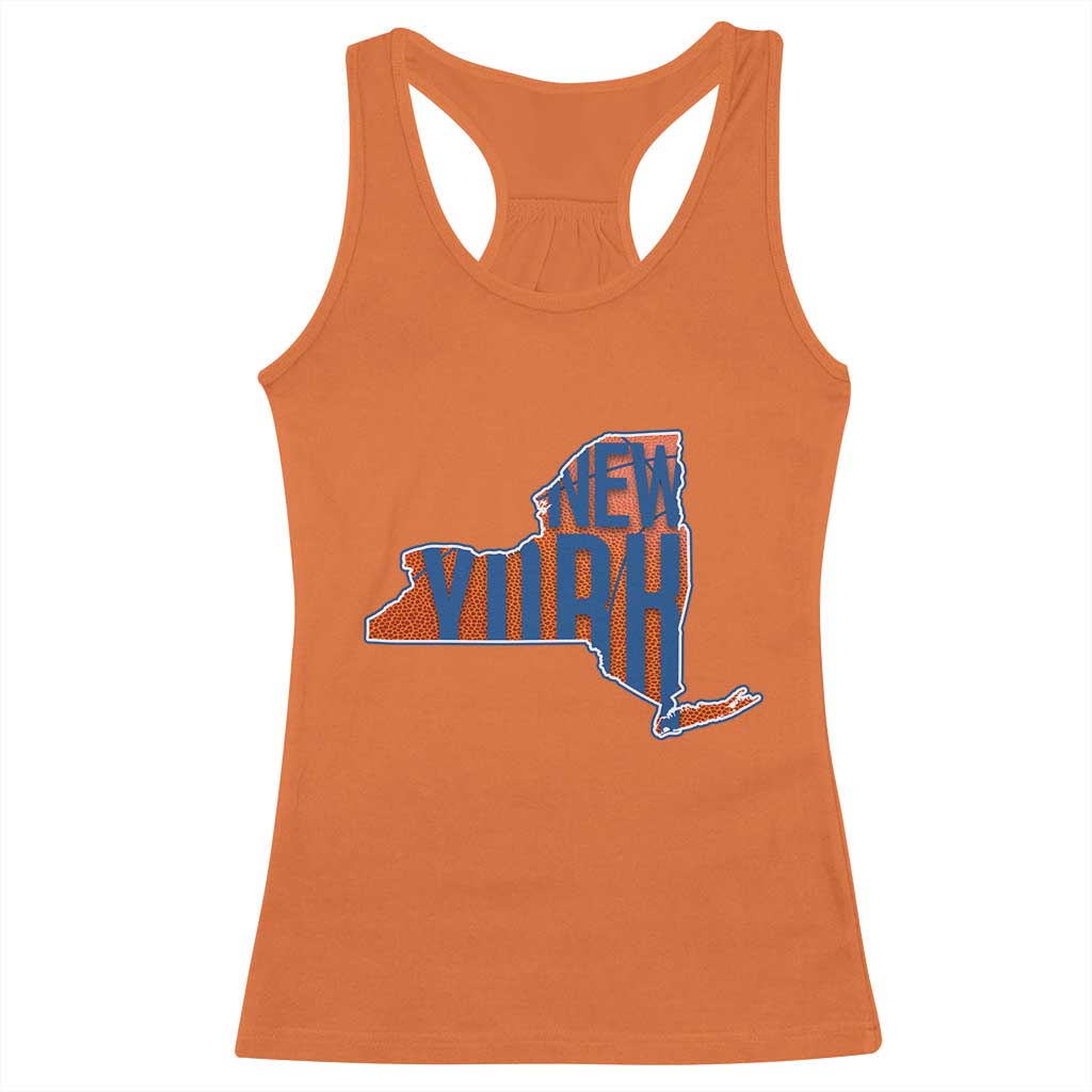 New York State Pride Graphic Racerback Tank Top Basketball Fan Gift