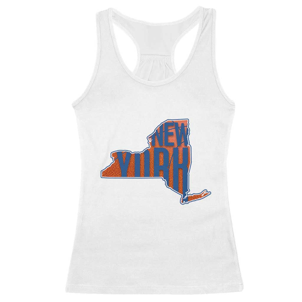 New York State Pride Graphic Racerback Tank Top Basketball Fan Gift