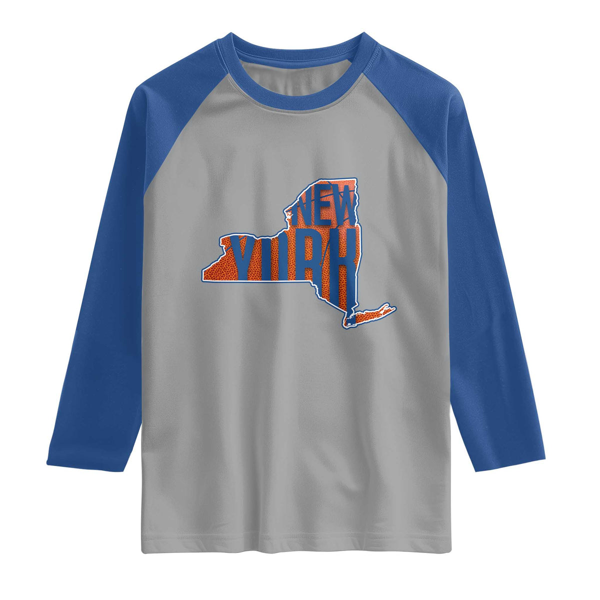 New York State Pride Graphic Raglan Shirt Basketball Fan Gift