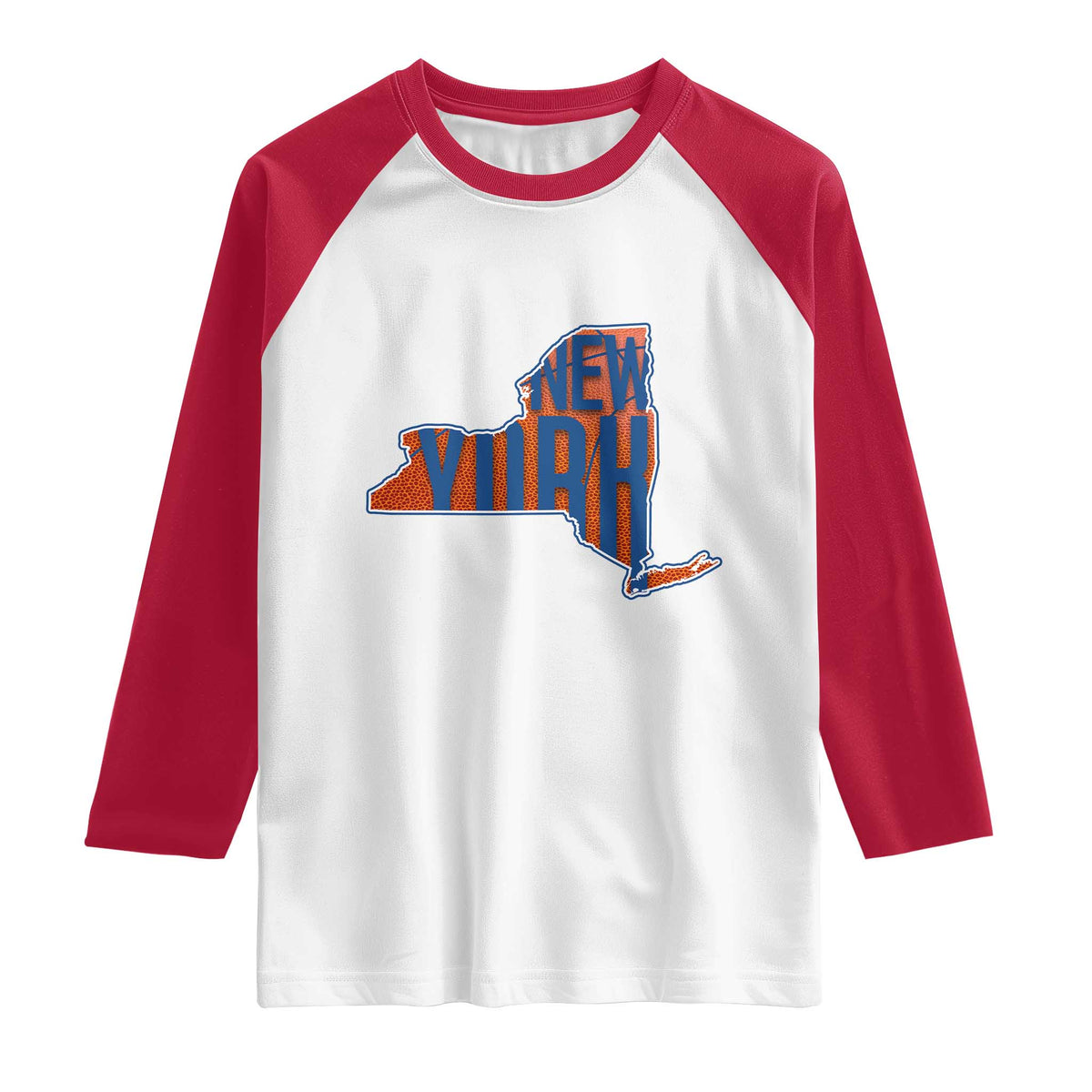 New York State Pride Graphic Raglan Shirt Basketball Fan Gift