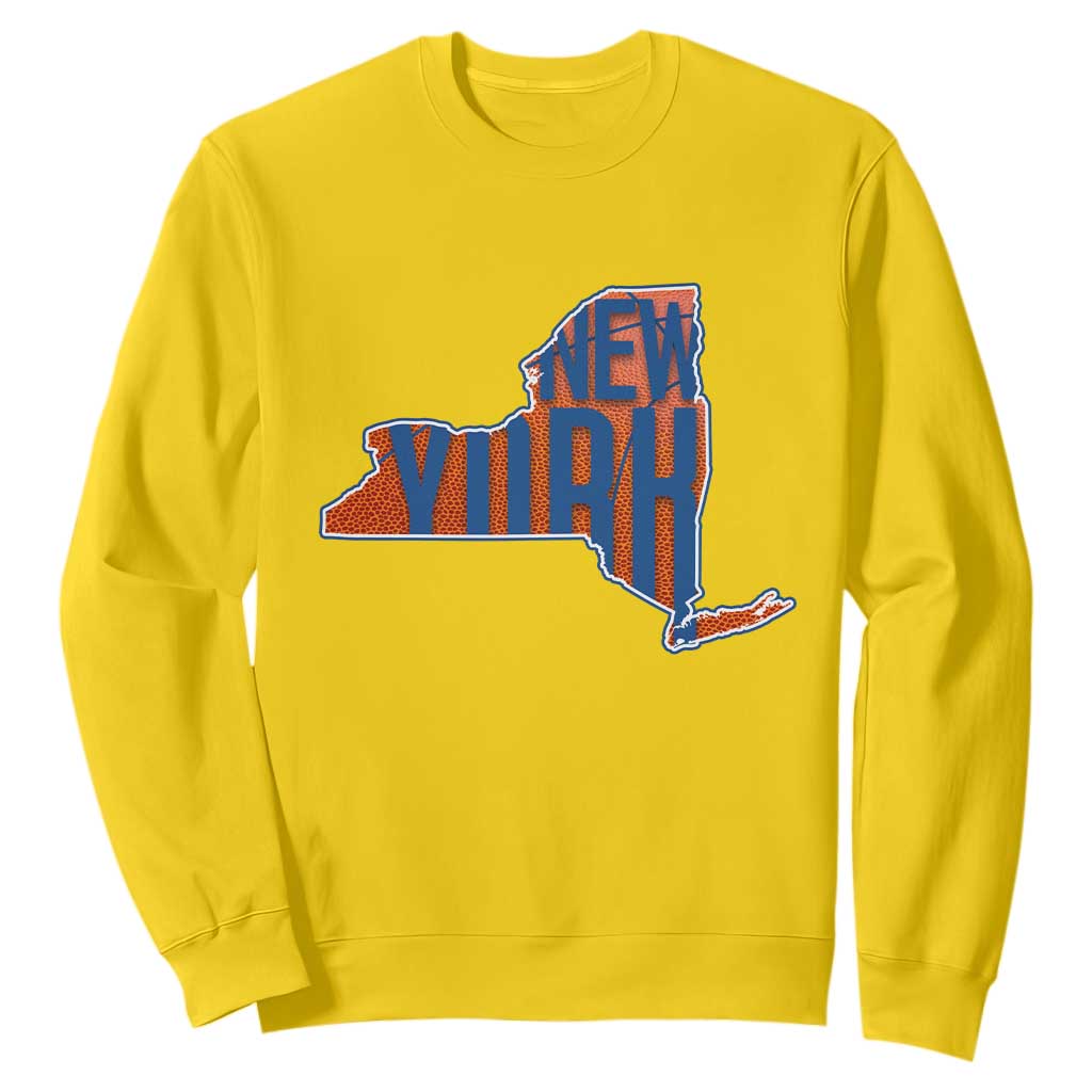 New York State Pride Graphic Sweatshirt Basketball Fan Gift