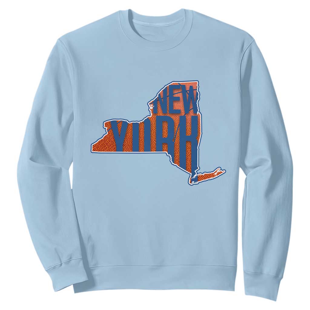 New York State Pride Graphic Sweatshirt Basketball Fan Gift