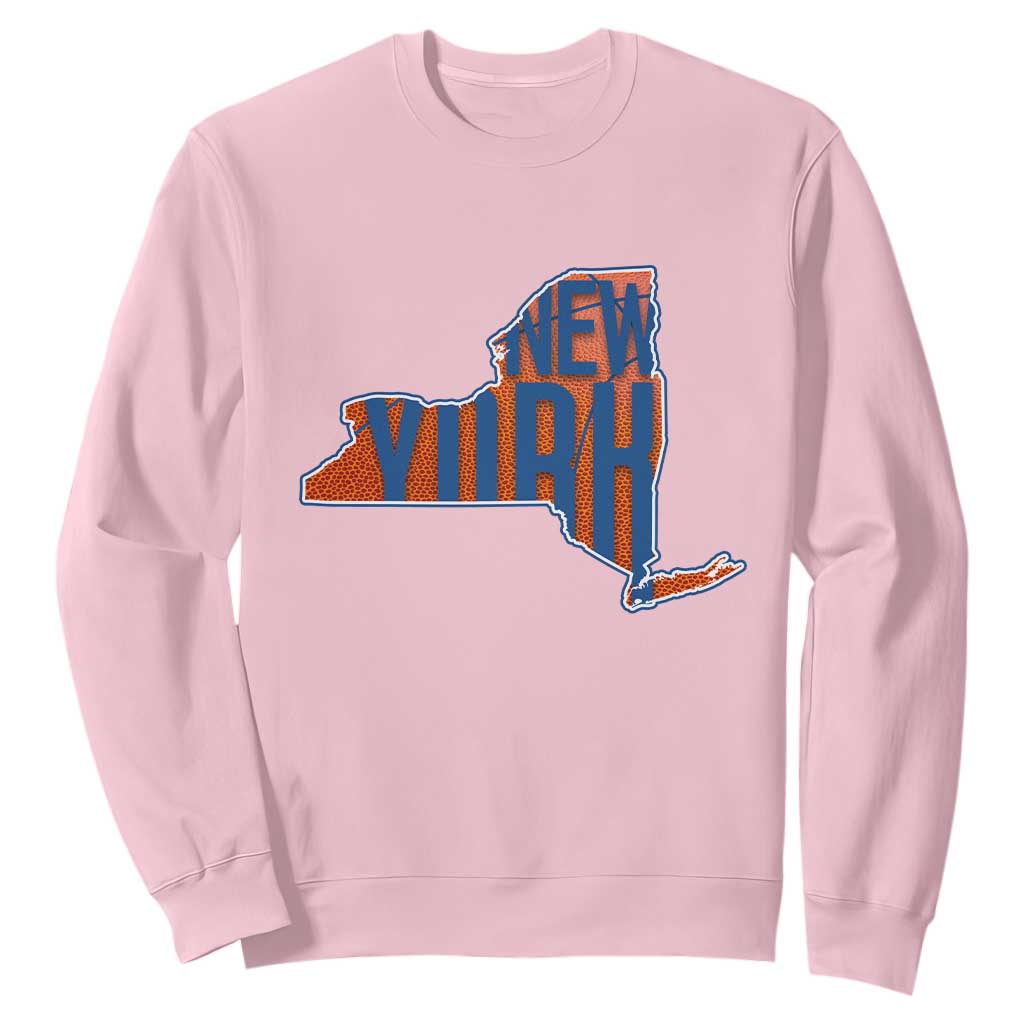 New York State Pride Graphic Sweatshirt Basketball Fan Gift