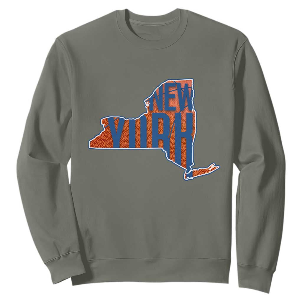 New York State Pride Graphic Sweatshirt Basketball Fan Gift