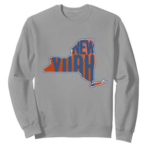 New York State Pride Graphic Sweatshirt Basketball Fan Gift