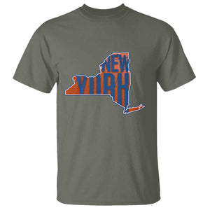 New York State Pride Graphic T Shirt Basketball Fan Gift