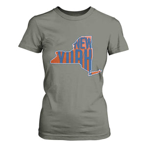 New York State Pride Graphic T Shirt For Women Basketball Fan Gift