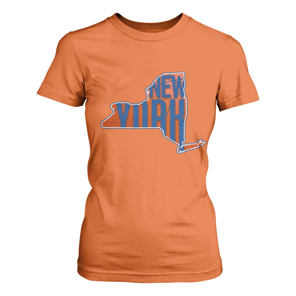 New York State Pride Graphic T Shirt For Women Basketball Fan Gift