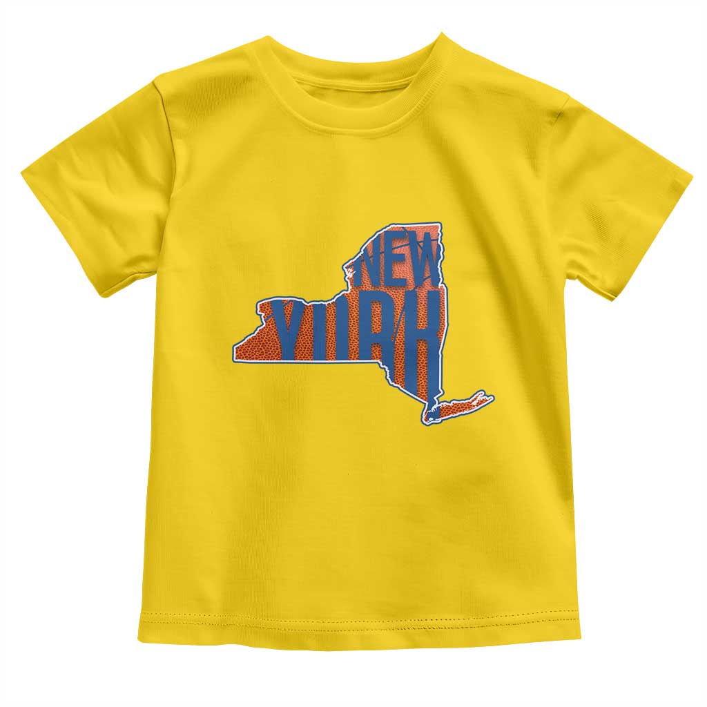 New York State Pride Graphic Toddler T Shirt Basketball Fan Gift