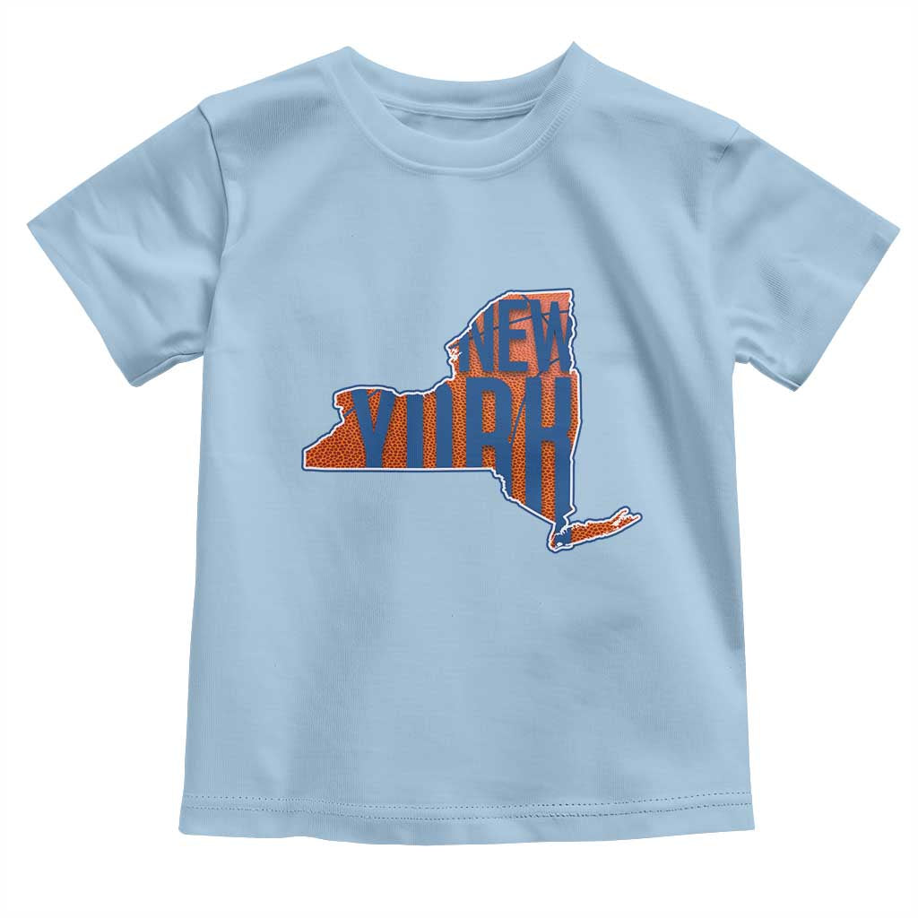 New York State Pride Graphic Toddler T Shirt Basketball Fan Gift
