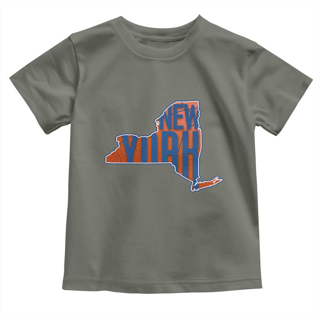 New York State Pride Graphic Toddler T Shirt Basketball Fan Gift