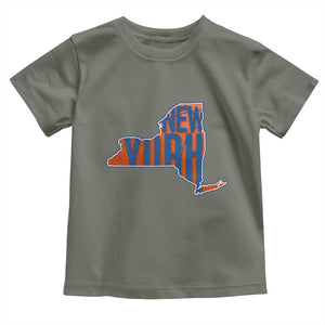 New York State Pride Graphic Toddler T Shirt Basketball Fan Gift