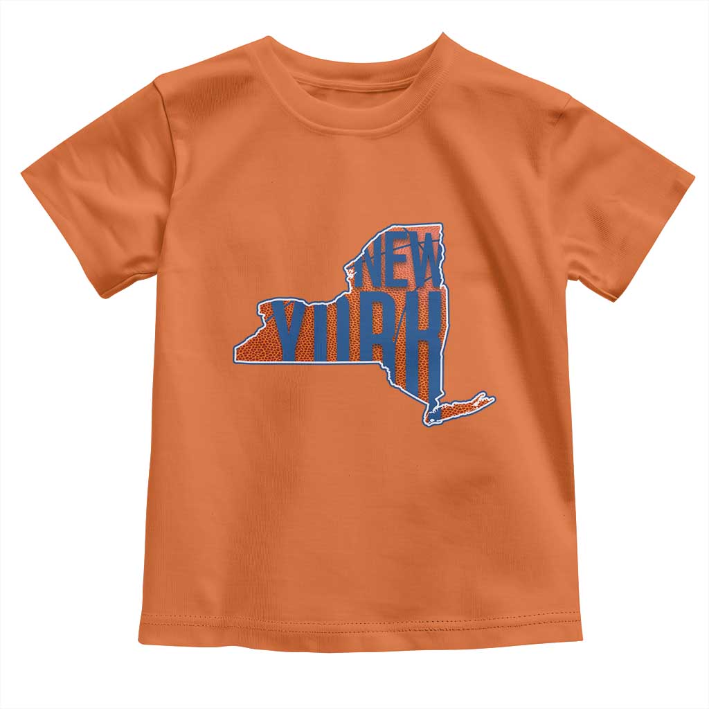 New York State Pride Graphic Toddler T Shirt Basketball Fan Gift