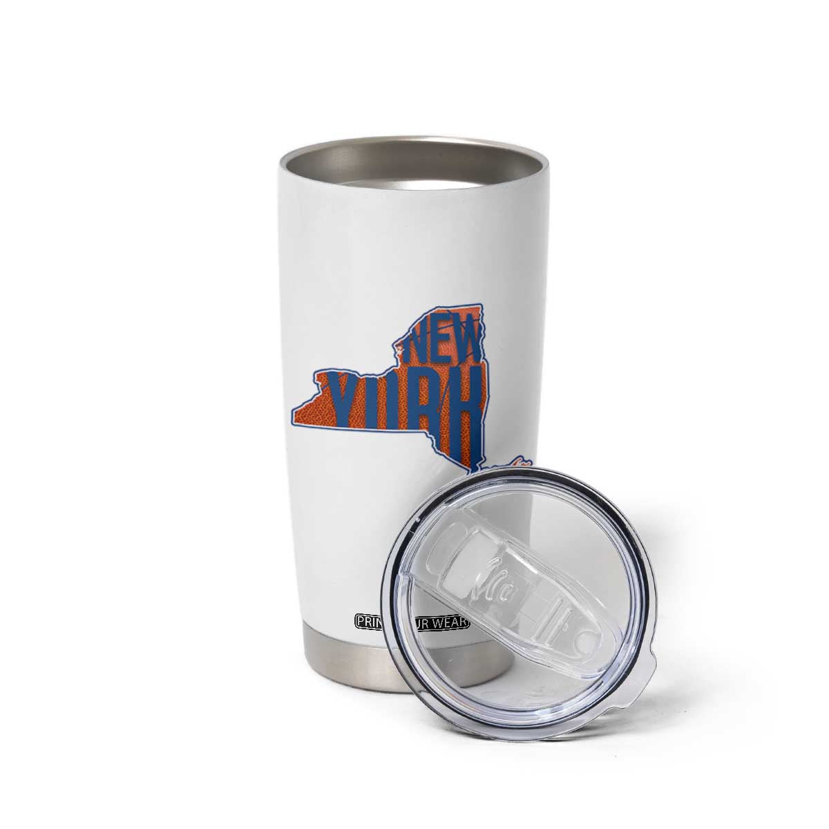 New York State Pride Graphic Tumbler Cup Basketball Fan Gift