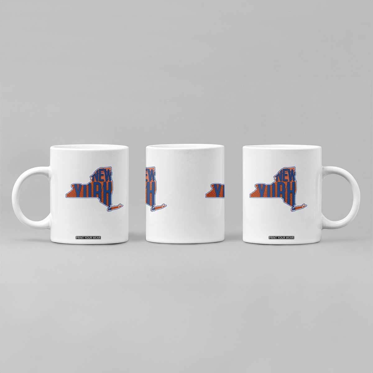 New York State Pride Graphic Coffee Mug Basketball Fan Gift