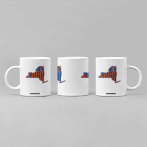 New York State Pride Graphic Coffee Mug Basketball Fan Gift