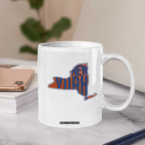 New York State Pride Graphic Coffee Mug Basketball Fan Gift