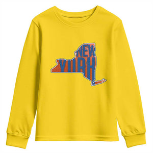 New York State Pride Graphic Youth Sweatshirt Basketball Fan Gift