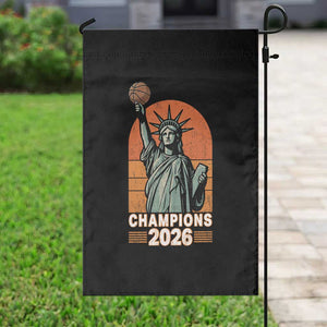 Vintage Statue Of Liberty Basketball Garden Flag Champions 2026 New York Fan Gift