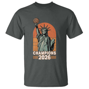 Vintage Statue Of Liberty Basketball T Shirt Champions 2026 New York Fan Gift